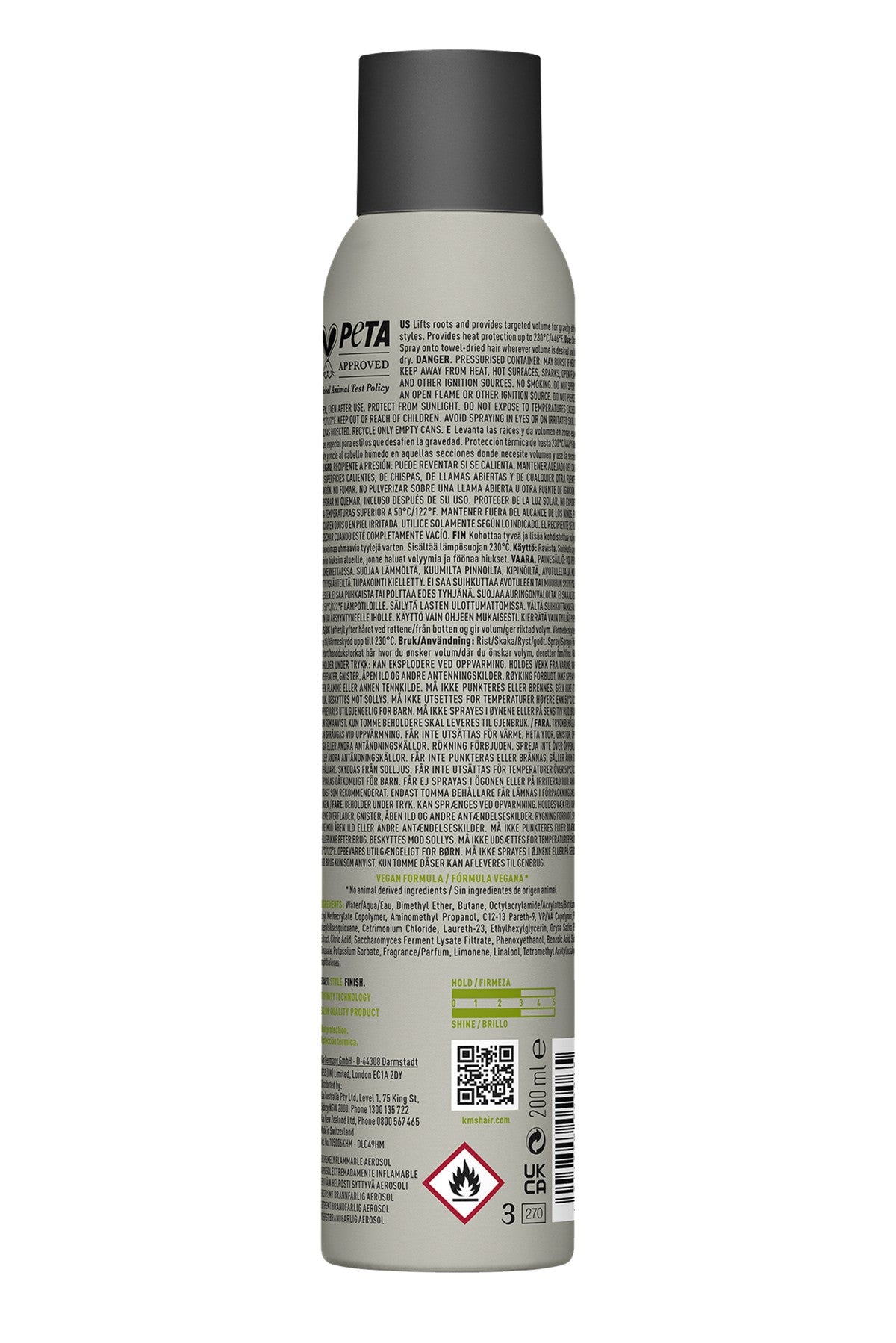 KMS AddVolume Root and Body Lift – 200ml — official KMS product image 2
