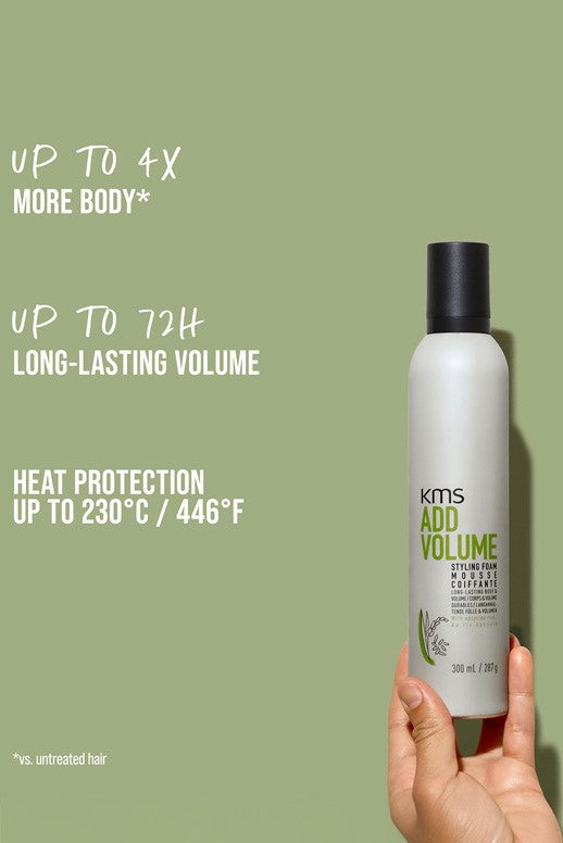 KMS AddVolume Styling Foam Duo – 300ml — official KMS product image 3