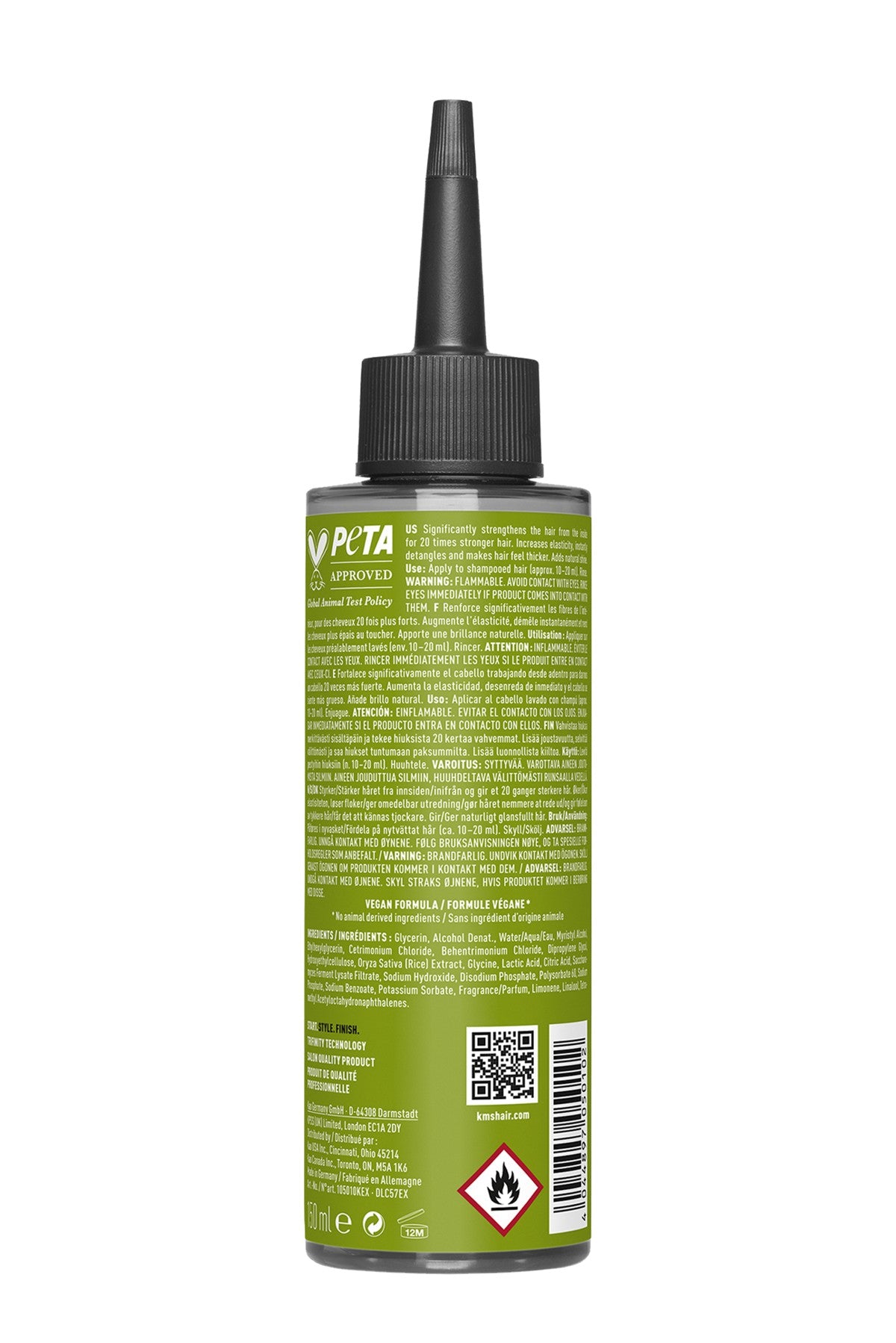 KMS AddVolume Liquid Strength Rinse — official KMS product image 2