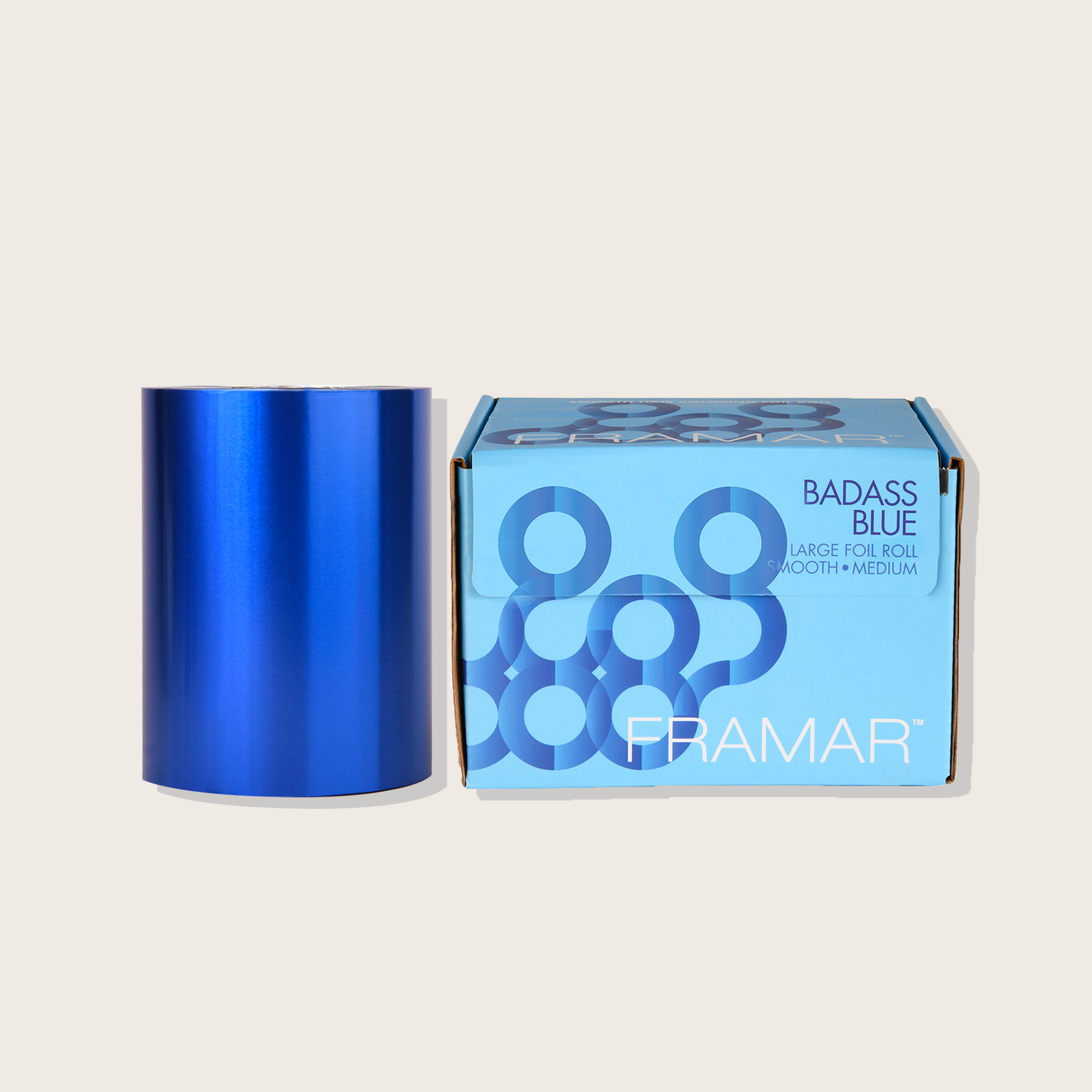 Rouleau aluminium lisse Badass Blue – 1600 pieds