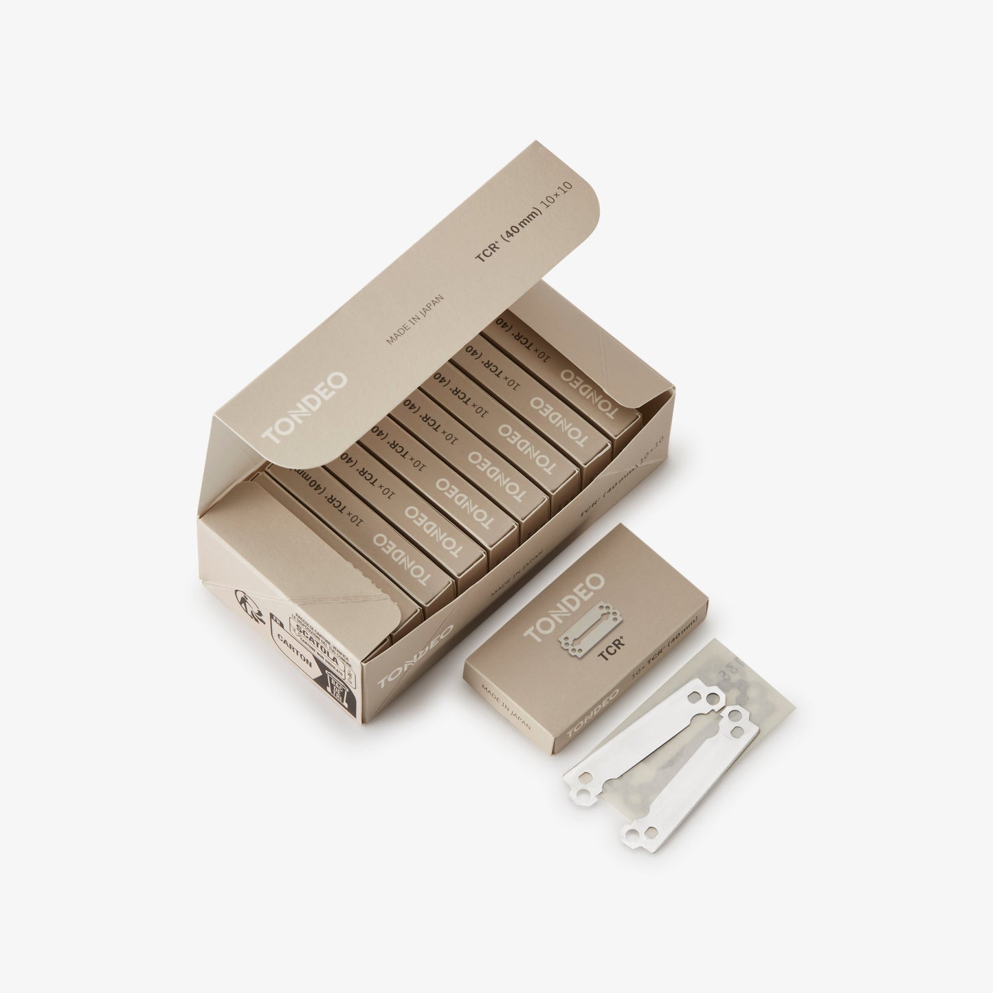 Tondeo TCR Razor Blades — 100 Pack
