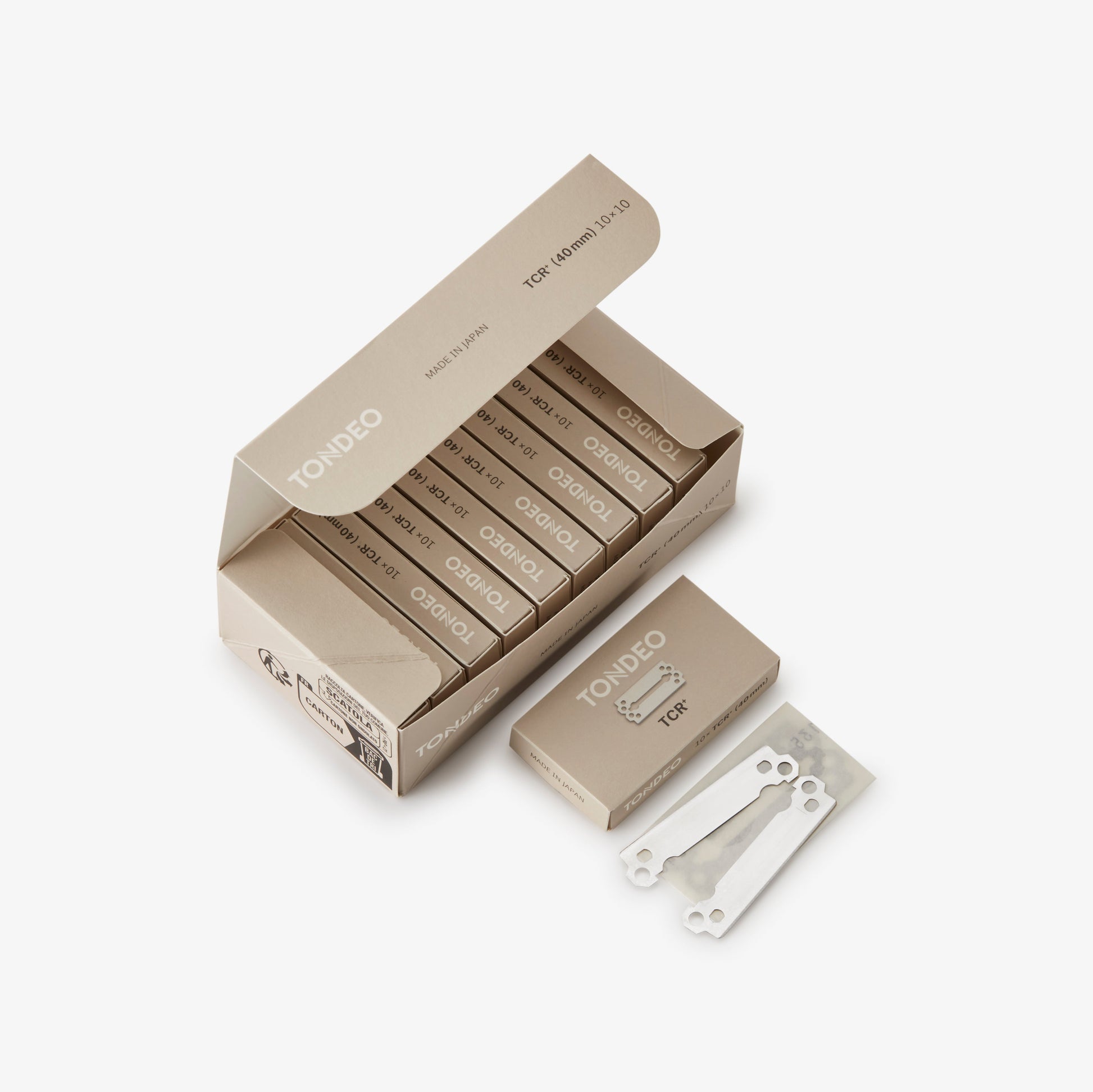 Tondeo TCR Razor Blades — 100 Pack
