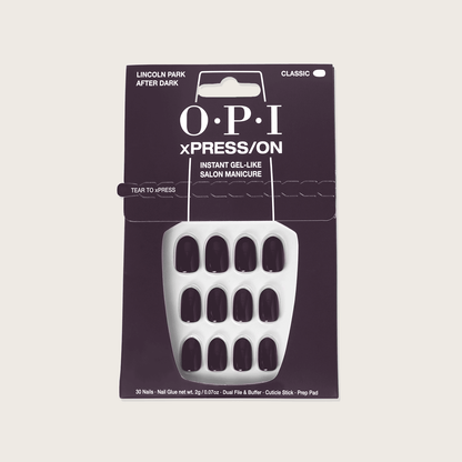 OPI xPRESS/ON Reusable Press-On Nail Lincoln Park After Dark ANW42S