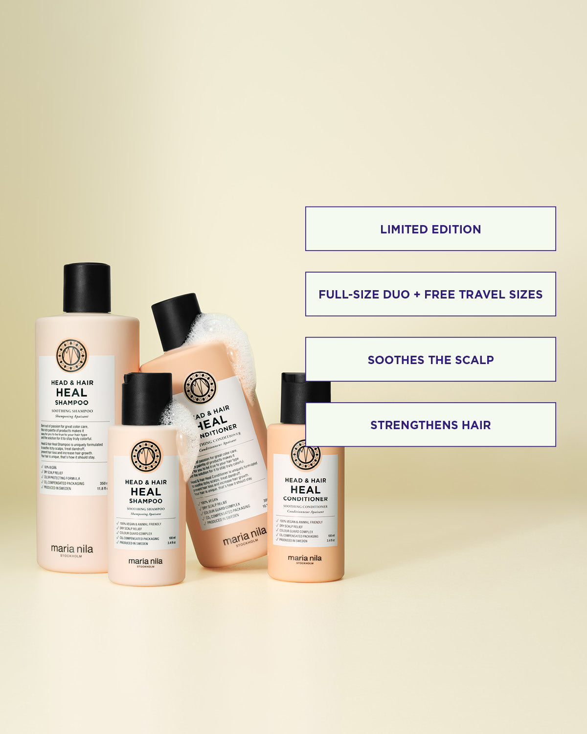 Maria Nila Head & Hair Heal Beauty Kit for Scalp Health