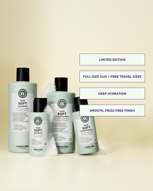 Maria Nila True Soft Beauty Kit for Smooth, Nourished H