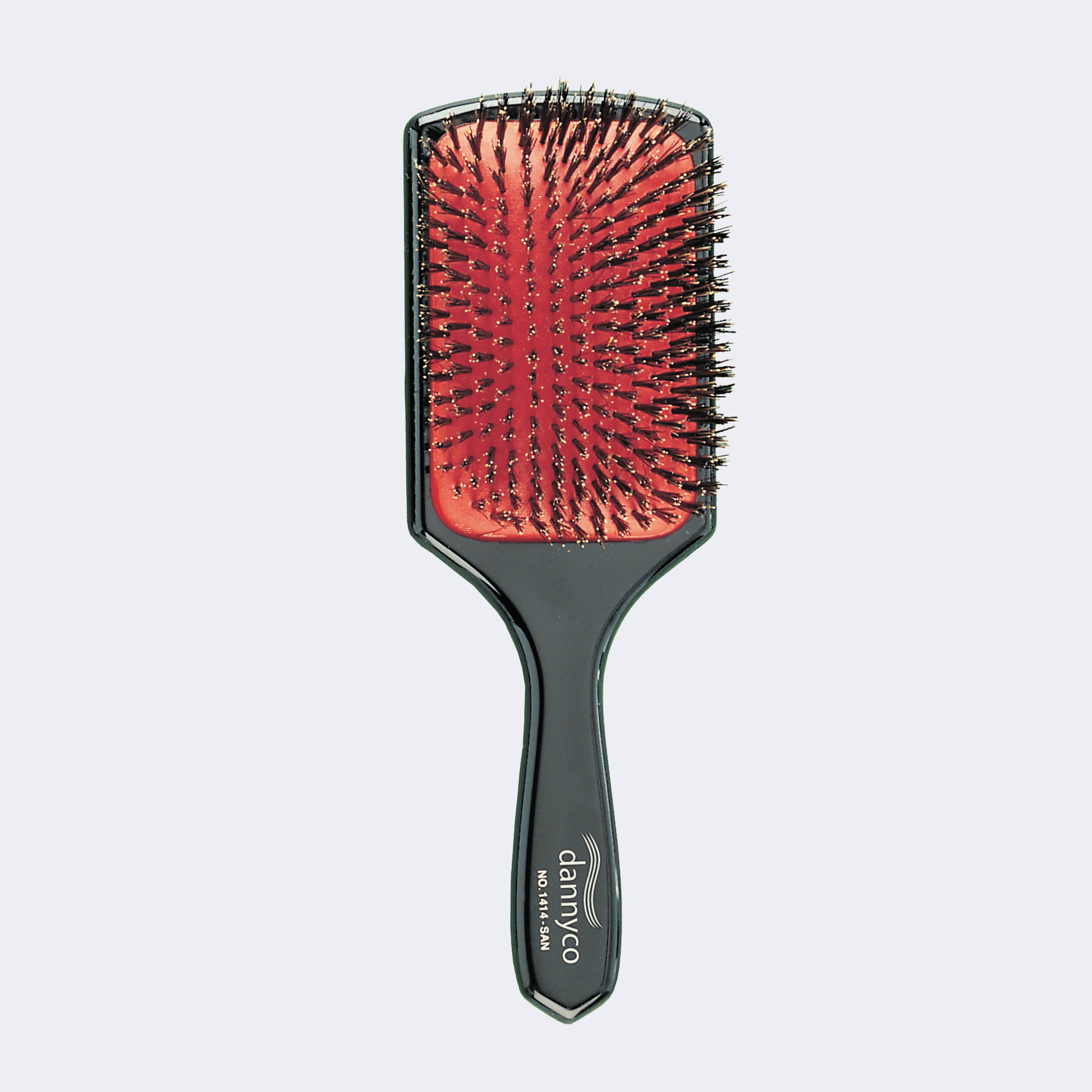 Dannyco Large Paddle Cushion Brush – Pure Boar Bristles / Grande brosse plate coussinée Dannyco – pures soies de sanglier