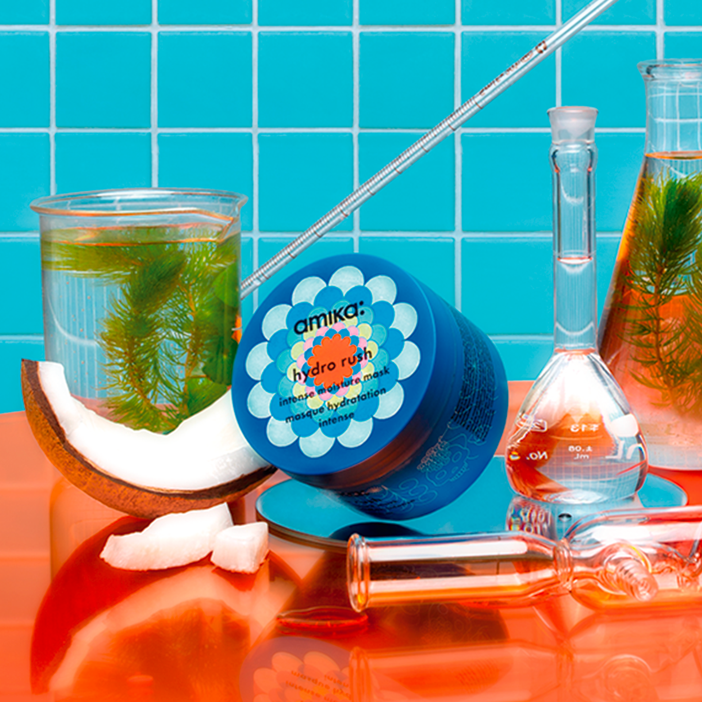 Amika Hydro Rush – Intense Moisture Hair Mask with Hyaluronic Acid 250 ml