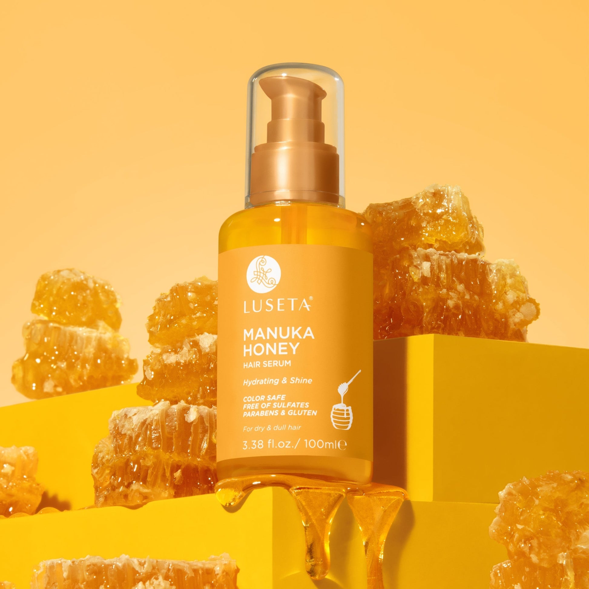 Luseta Beauty Manuka Honey Hair Serum — product photograph