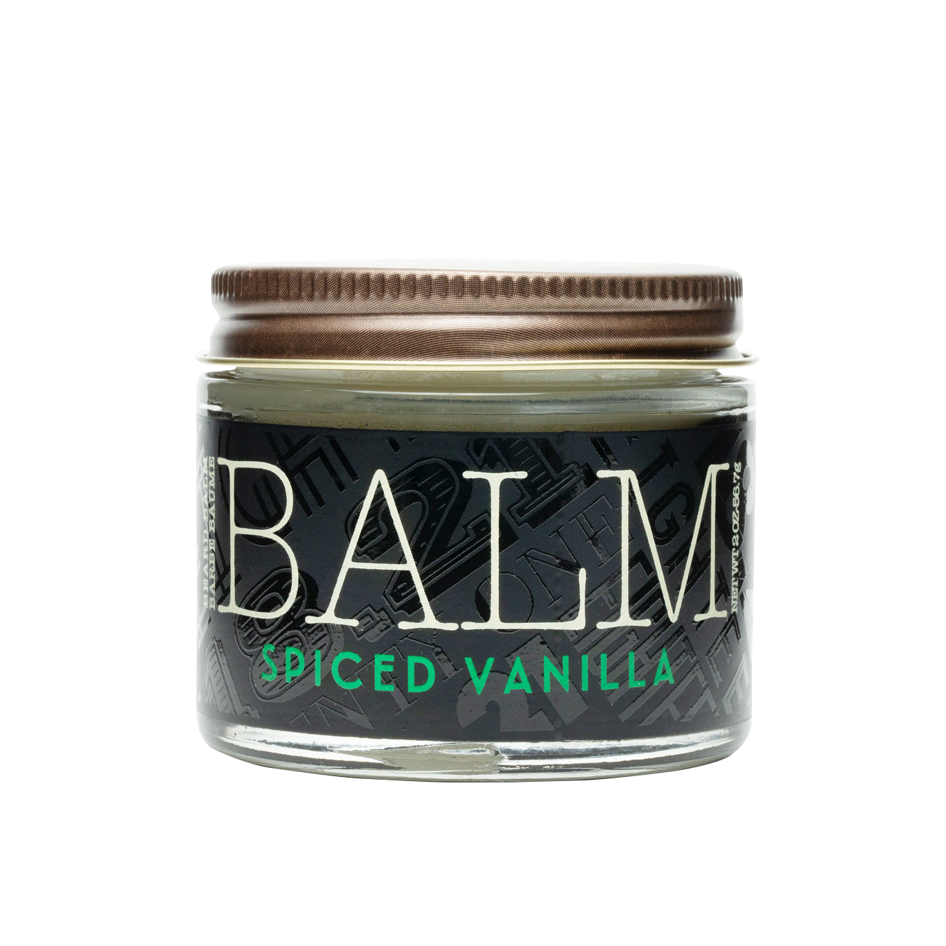 18.21 Man Made Beard Balm — Spiced Vanilla 2 oz jar, official packshot