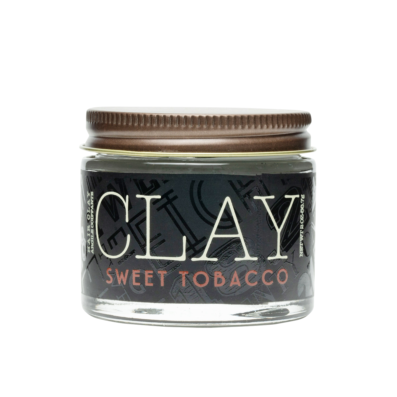 18.21 Man Made Clay — Sweet Tobacco 2 oz jar, official packshot