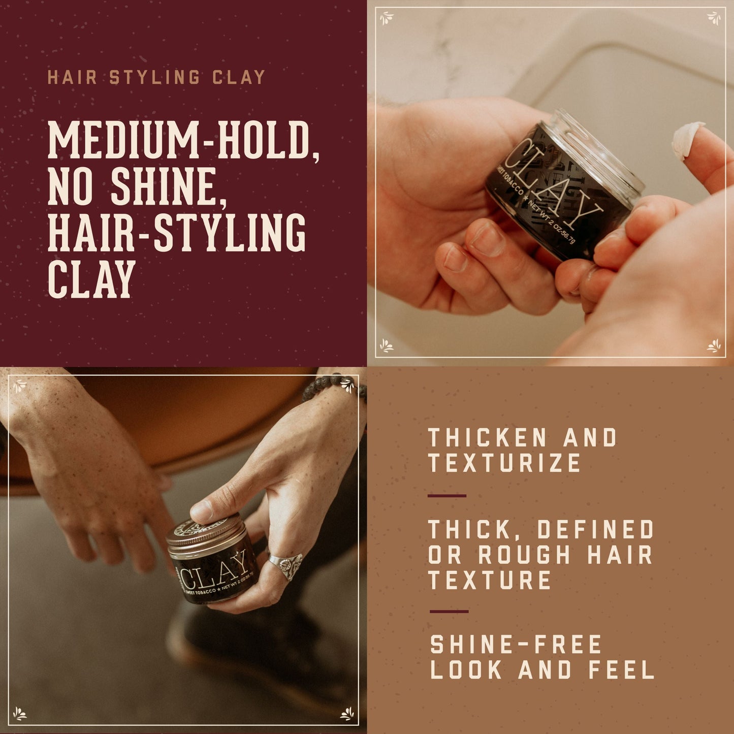 18.21 Man Made Clay — styling clay benefits overview