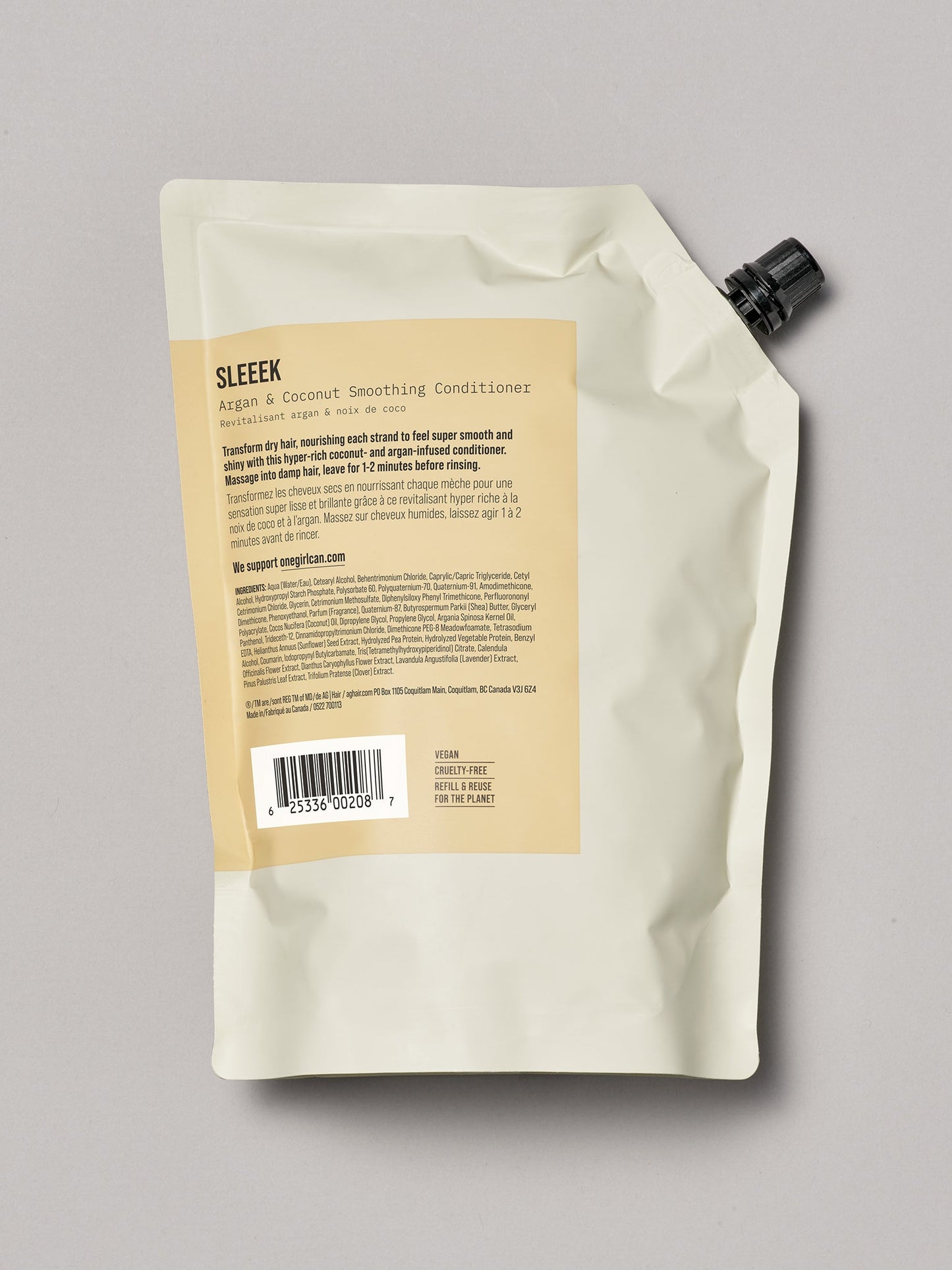 AG Sleeek Argan & Coconut Smoothing Conditioner | AG Care | ProHair.ca