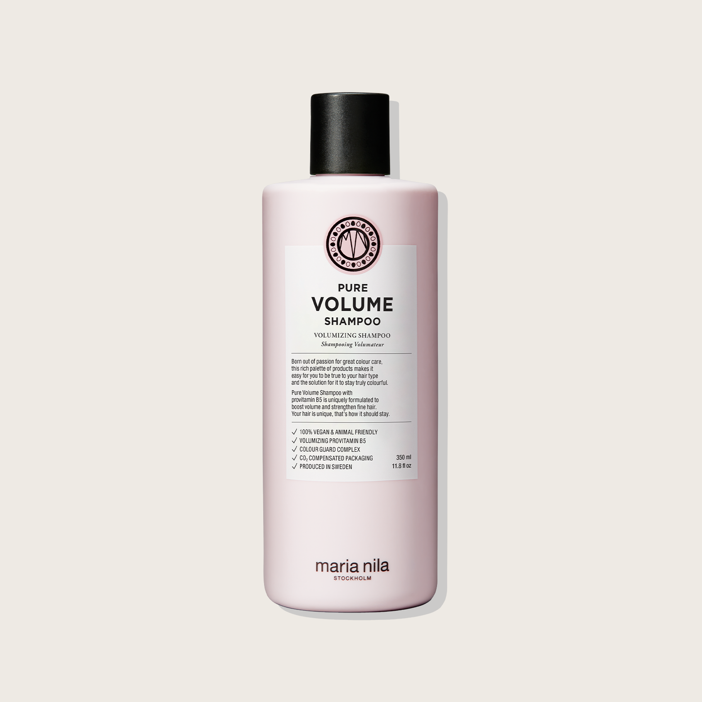 Maria Nila Pure Volume Shampoo - Boosts Volume & Strength for Fine Hair