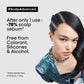 L'Oréal Professionnel Scalp Advanced Anti-Oiliness Dermo-Purifier Shampoo — official claim card: 78% less scalp sebum after one use, free from colorant, silicones and alcohol