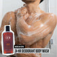 American Crew 24-Hour Deodorant Body Wash in use