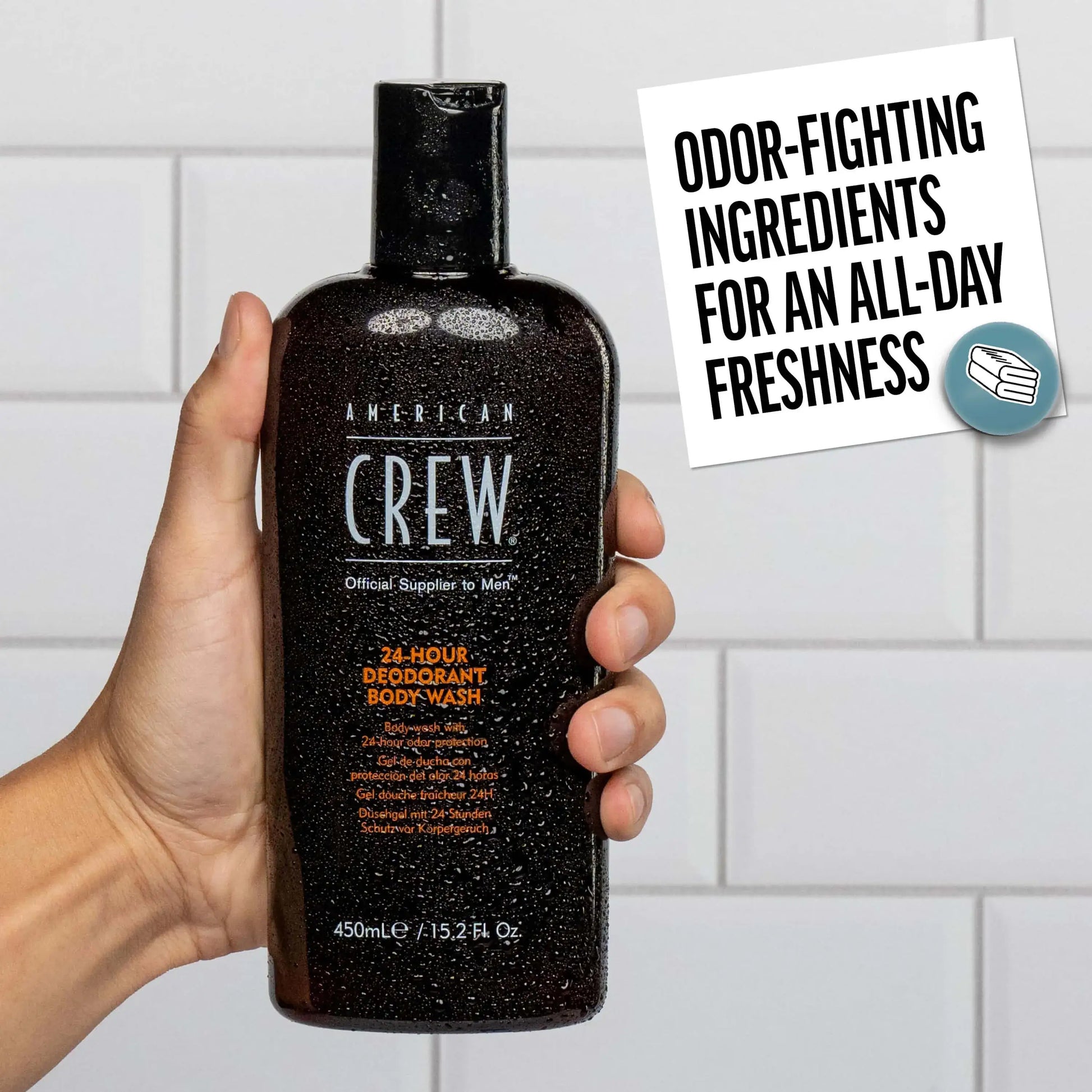 Key benefits of American Crew 24-Hour Deodorant Body Wash