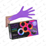 Gants en nitrile Framar Purple Palms – grand, 100 unités