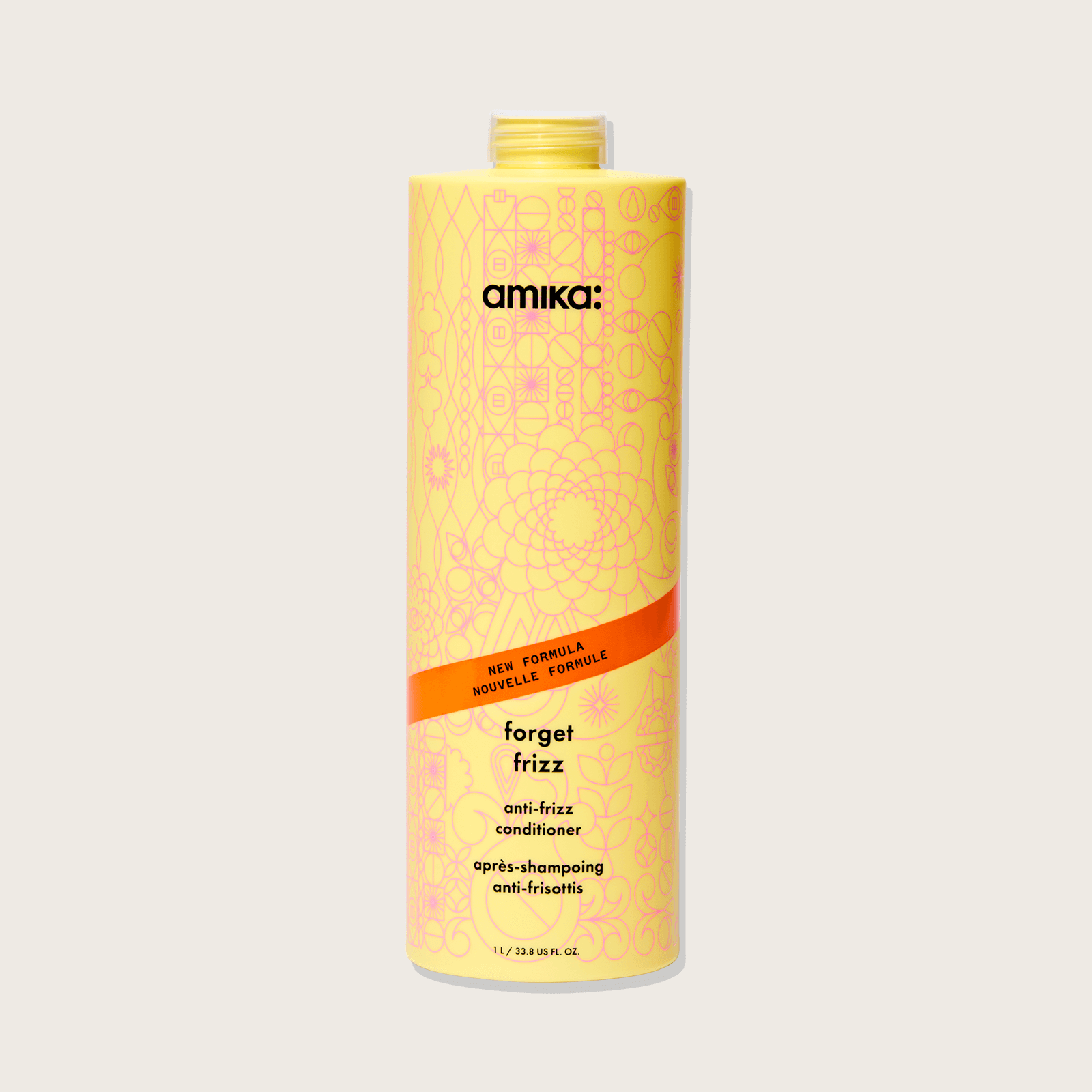 Amika Forget Frizz Conditioner – 72-Hour Frizz Control – 1 L