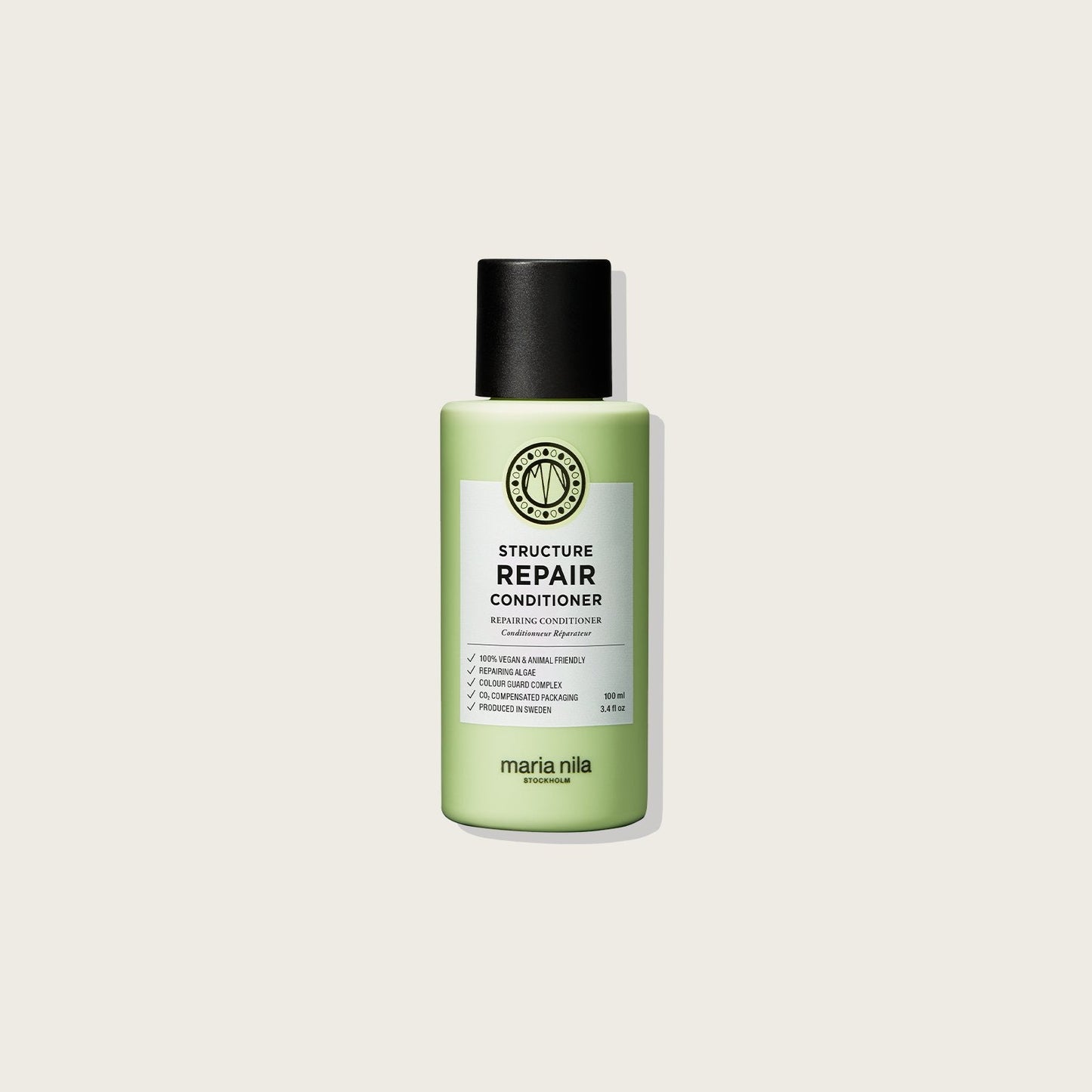 Maria Nila Structure Repair Conditioner — 100ml bottle, front label, plain background