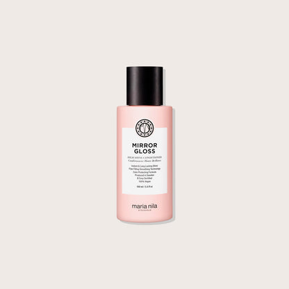 Maria Nila Mirror Gloss Conditioner — 100ml travel bottle, front label, plain background
