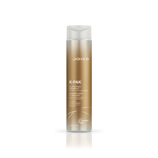 Joico K-PAK Clarifying Shampoo — 300 ml bottle, front label, plain white background