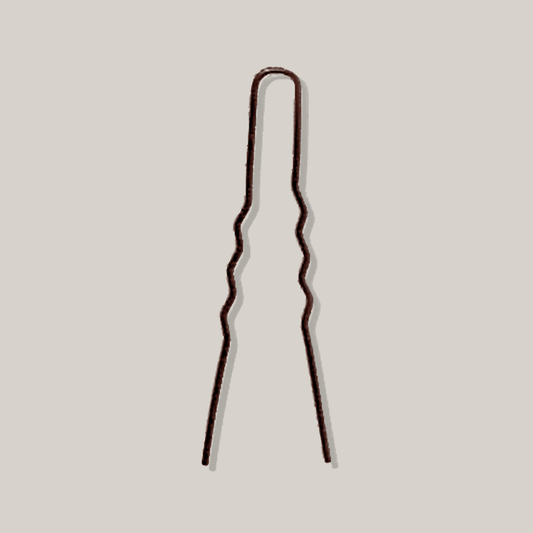 Pinces à cheveux brunes #HAIRPIN