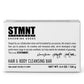 STMNT - Care - Hair and Body Cleansing Bar - 125 g — 125 g carton, front