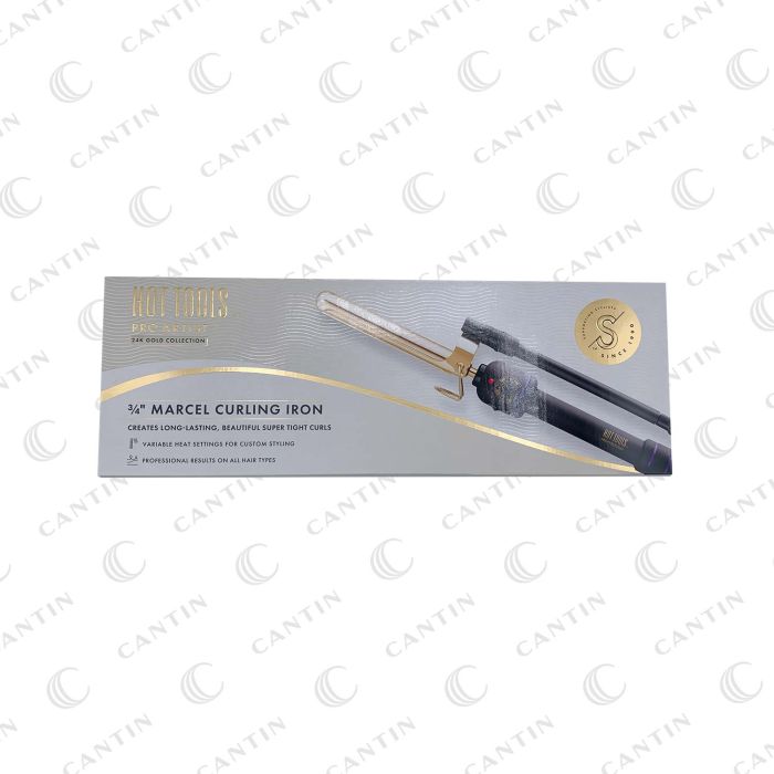 3/4'' CURLING IRON 24 K GOLD HOT TOOLS