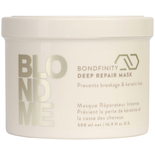 BLONDME Bondfinity Deep Repair Mask — 500 ml jar with label detail, official eShop packshot
