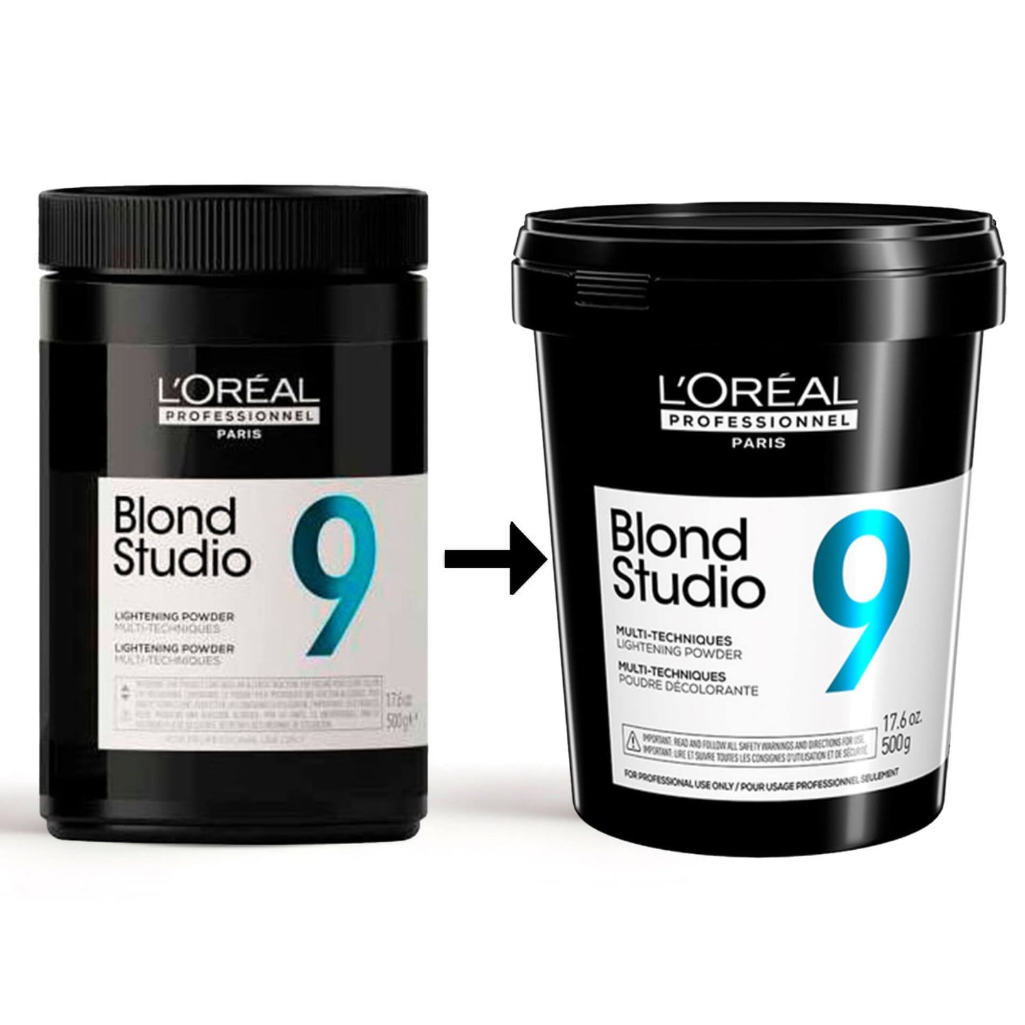 L'Oréal Professionnel Blond Studio 9 Levels Multi-Techniques Lightening Powder 500g — brand claim panel (2)