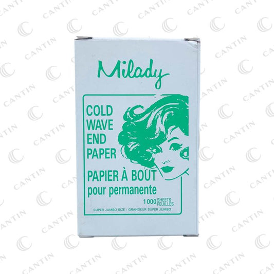 JUMBO END PAPER 2 1/2" X 4" MILADY — perm end papers, pack shot on a plain white background