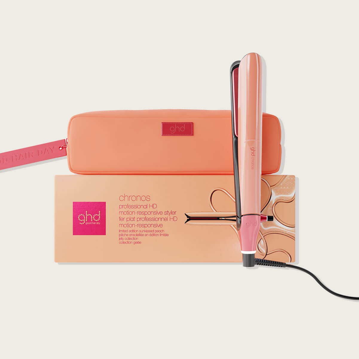 ghd Chronos 1 in Styler & Case Set – Sugar Pink