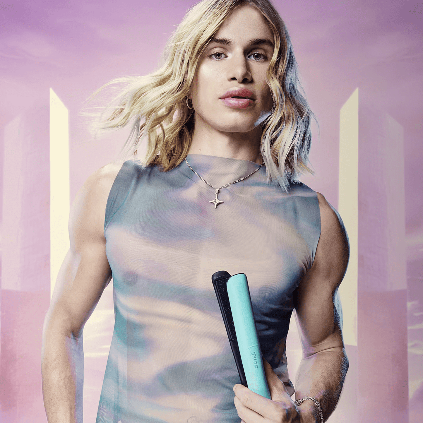 Lisseur Gold Professional  1 po Sarcelle + Étui Édition Limitée