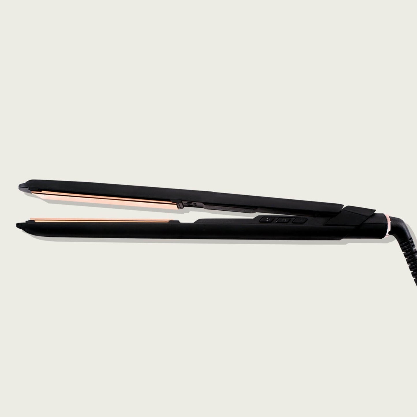 Plug By Must52 Sleek Nano-Titanium & Ceramic Flat Iron – 1" Floating Plates, 11 Heat Settings