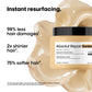 L'Oréal Professionnel Absolut Repair Shampoo — official claim card: 98% less hair damage, 2x shinier hair, 75% softer hair