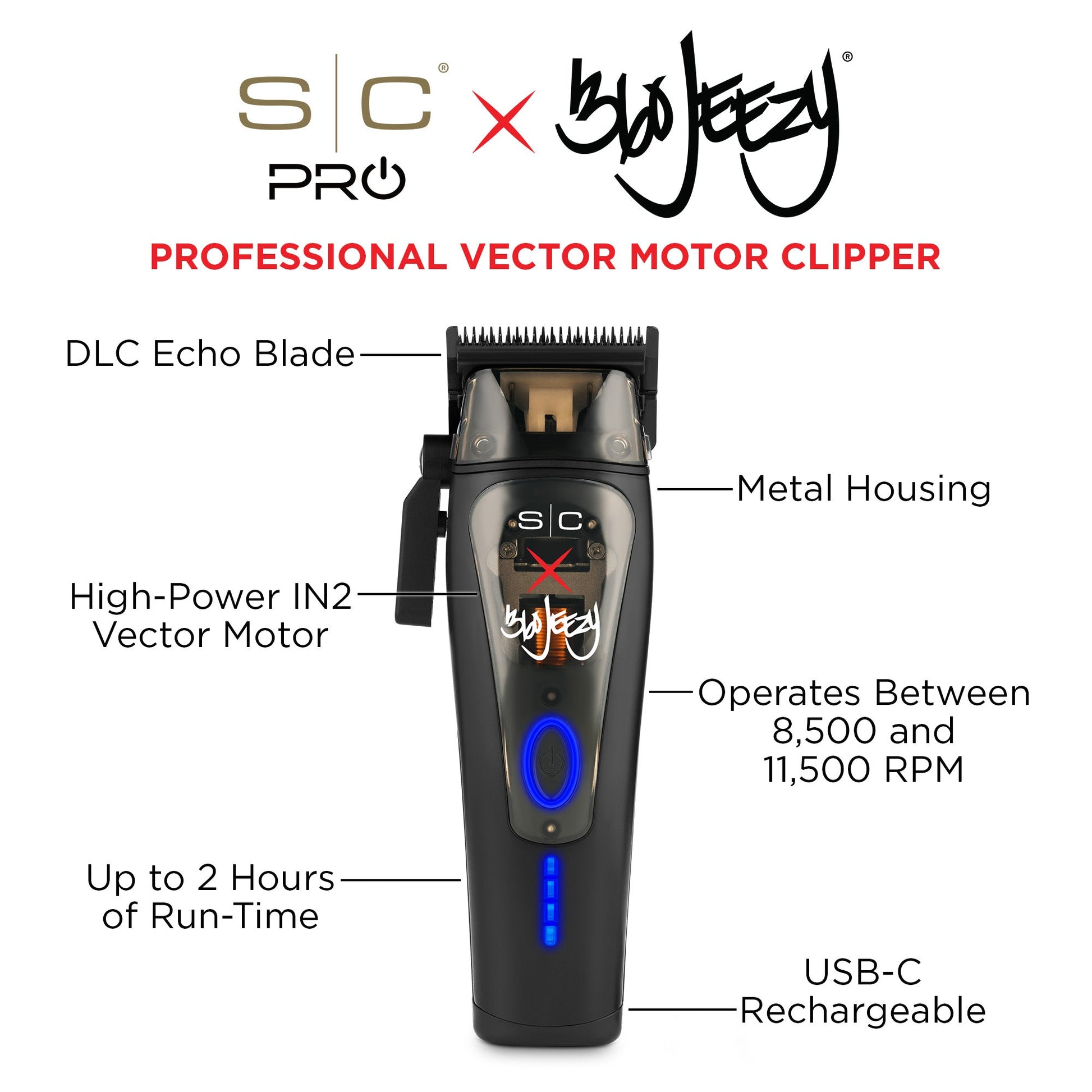 StyleCraft S|C x 360 Jeezy Professional Hair Clipper – Professional