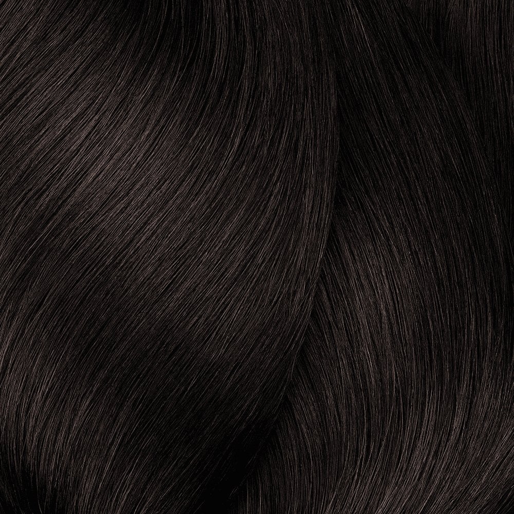 L'Oréal Professionnel INOA Ammonia-Free Permanent Colour shade 4.15 Medium Brown — hair colour swatch