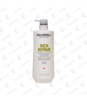 Goldwell Dualsenses Rich Repair Restoring Conditioner – Repair for Damaged, Dry Hair – 1L