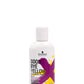 Bonacure Goodbye Yellow Wash — 300 ml bottle front, white bottle with purple X, plain background