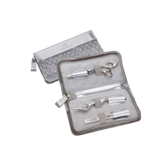 Olivia Garden Set of thinner shear 9 teeth and razor set