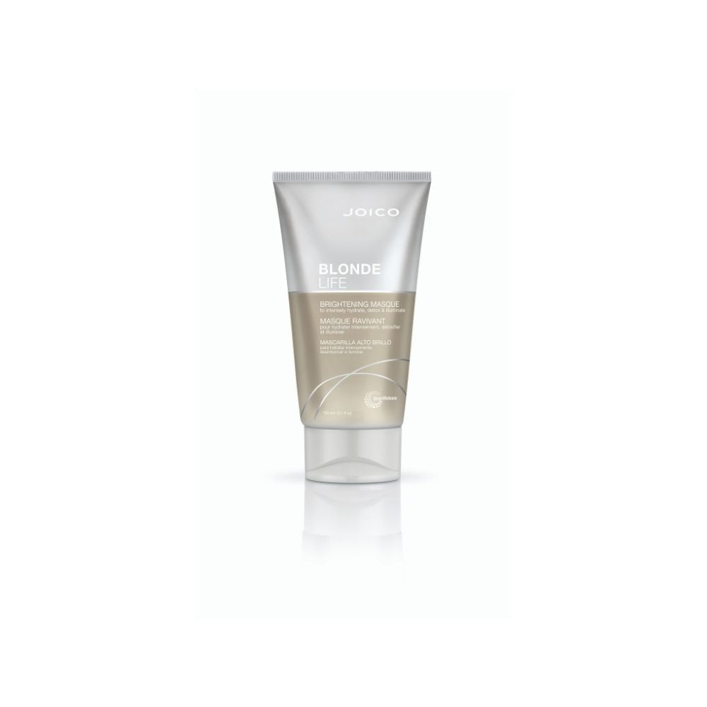 Joico Blonde Life Brightening Masque — 150 ml jar, front label, plain white background