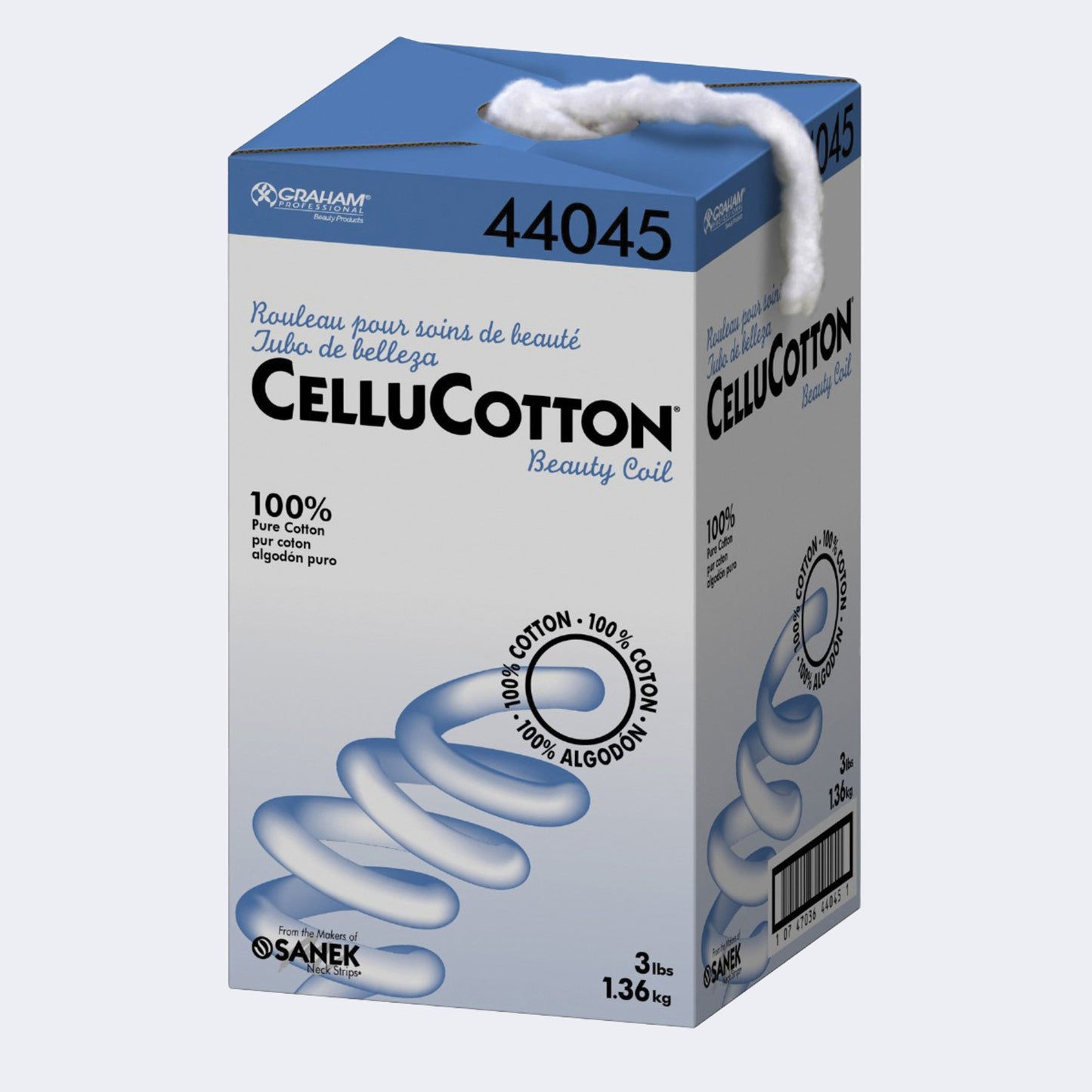 GRAHAM BEAUTY® CELLUCOTTON® PURE COTTON RAYON COIL (3 lbs)