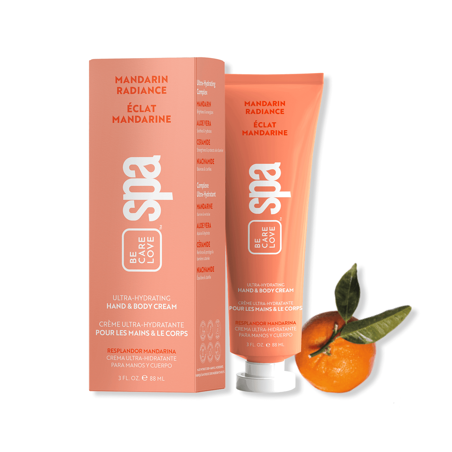 Crème pour le corps éclat à la mandarine