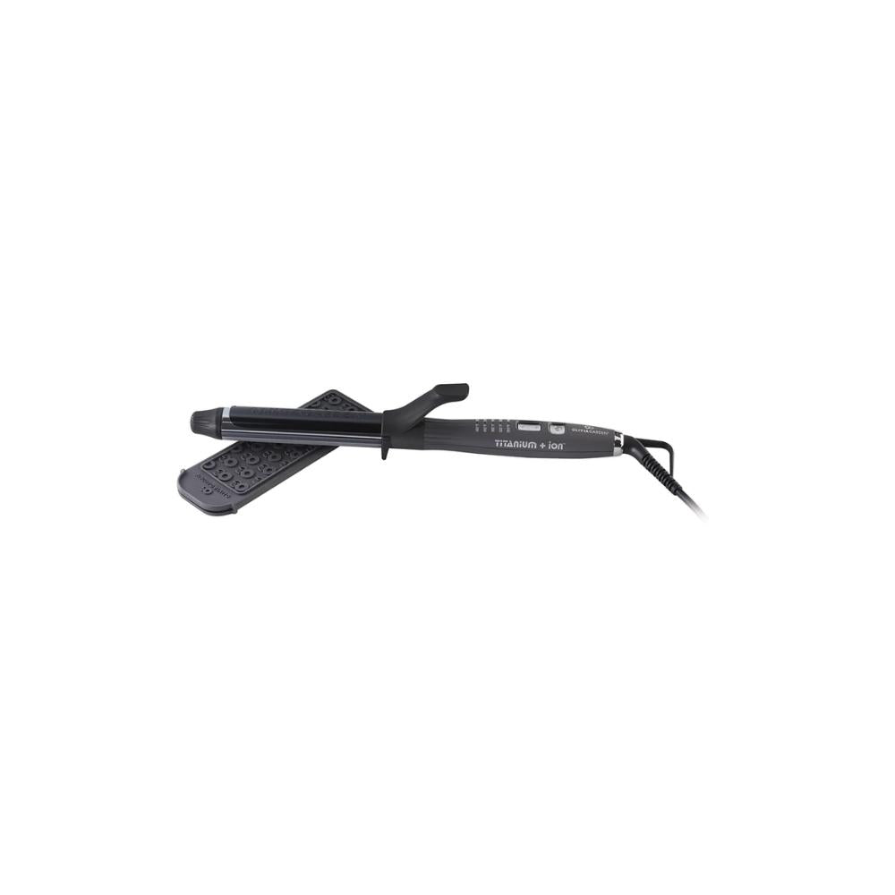 Olivia Garden Curling iron includes heat-resistant mat and brush