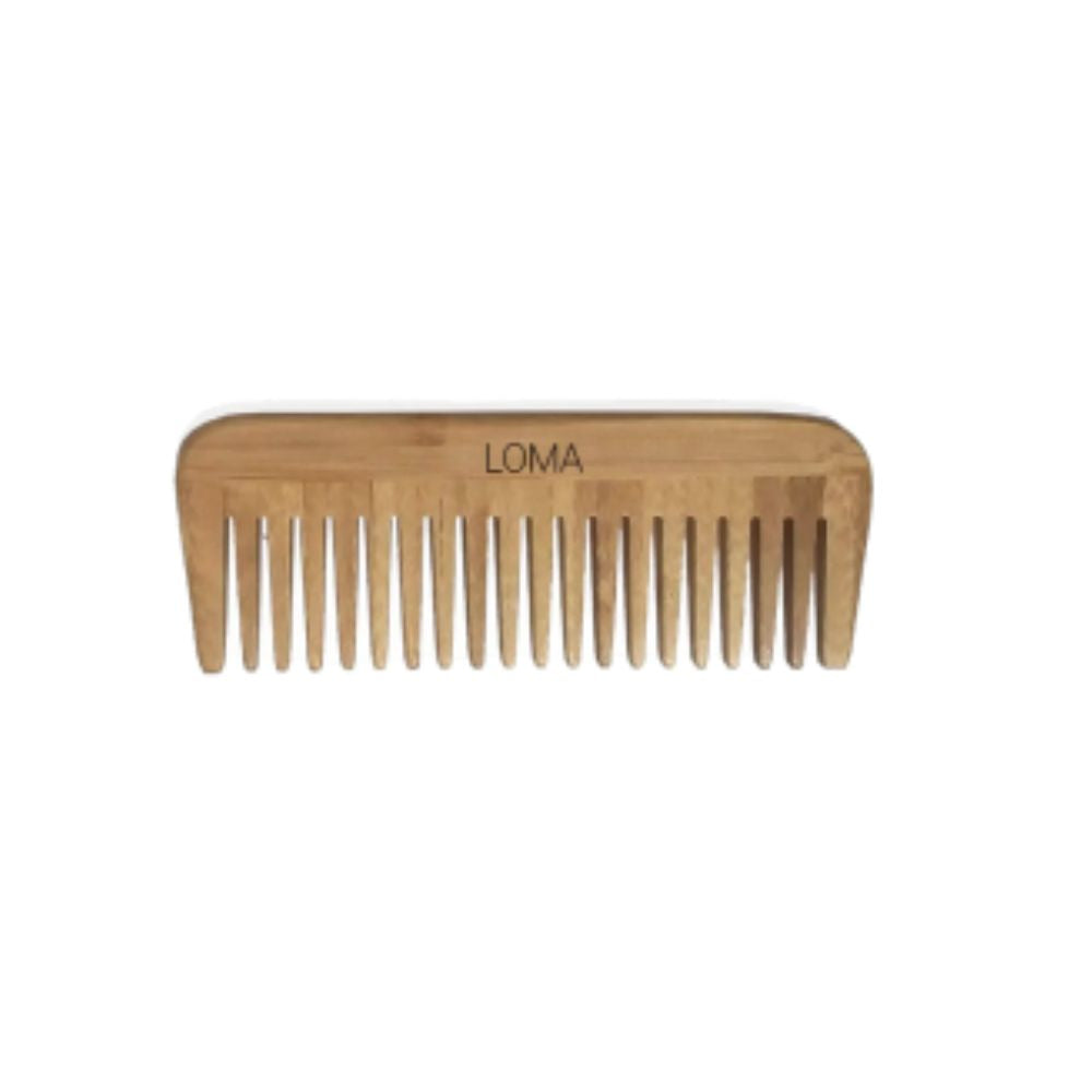 Loma Bamboo Detangling Comb – Smooth Teeth for Wet or Dry Hair