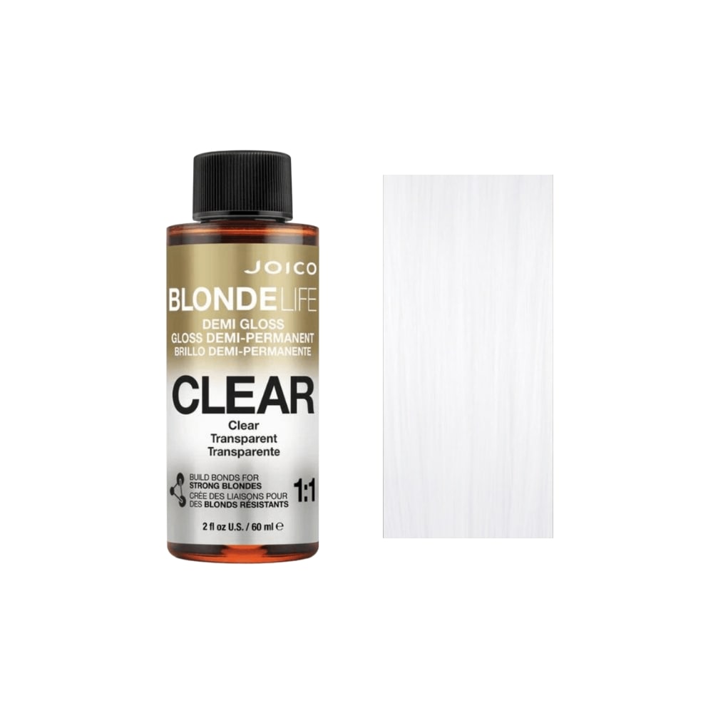 Joico Blonde Life Demi Gloss — Clear pack shot, plain white background