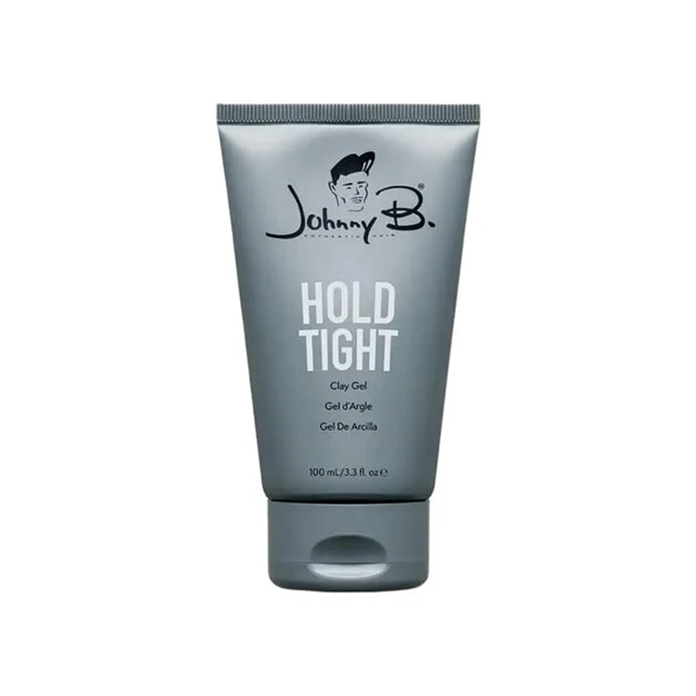 Johnny B Hold Tight Clay Gel — 100 ml tube, front label, white background