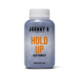 Johnny B Hold Up Hair Powder — 0.5 oz (14.2 g) bottle, front label, white background