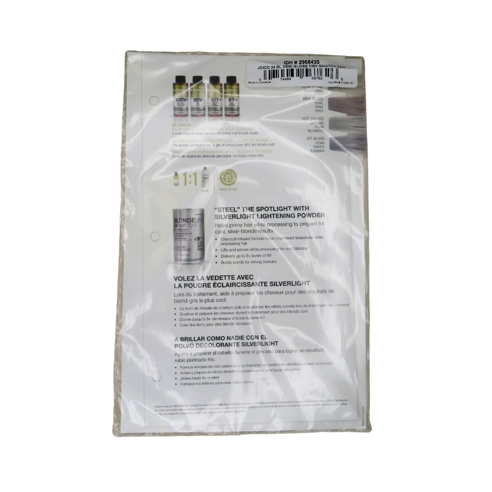 Joico Shades Insert – 9BV, 10BV, 9T and 10T Swatch Additions