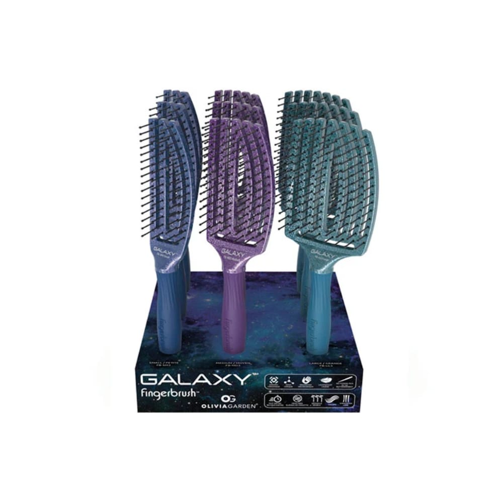 Olivia Garden Galaxy Fingerbrush Set of 9 Brushes